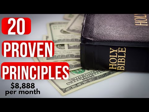 20 SIMPLE Proven Money Lessons From The Bible | Biblical Money Principles [Video]