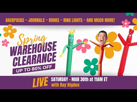 Spring Warehouse Clearance Sale with Ray! [Video]