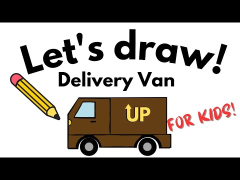 How to Draw a Delivery Van- Art for Kids [Video]