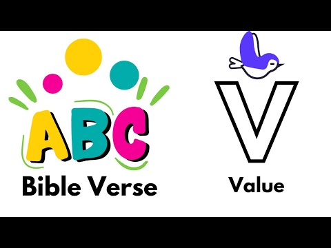 ABC Bible Memory Verses for Kids -Letter V for Valuable [Video]