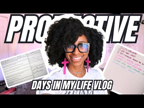 PRODUCTIVE Days In My Life (As A Faith Based Author) | Godlywood Girl Vlogs [Video]