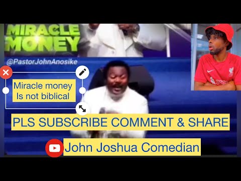 Pastor John Anosike Miracle Money Is Not Biblical [Video]