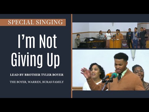 “I’m Not Giving Up” | Special Singing by The Boyer/Warren/Buras Family [Video]