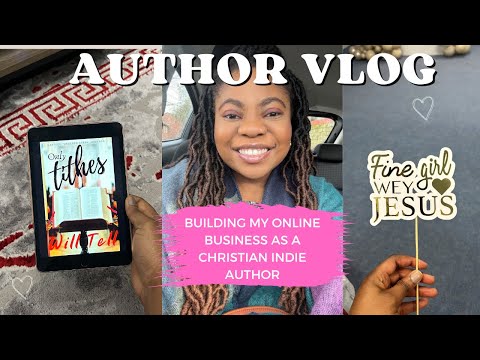 Week In My Life As A Christian Indie Author | Marketing My Books & Signing Author Copies [Video]