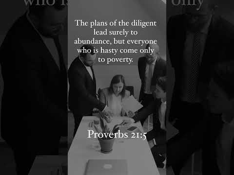 Proverbs 21:5 [Video]