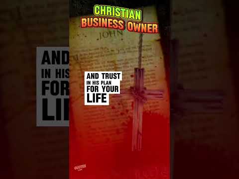 As a Christian ENTREPRENEUR [Video]