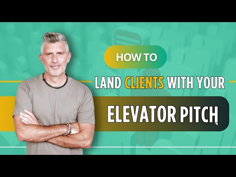 How to Land Clients With Your Elevator Pitch  | BusinessCoachMastery.com [Video]