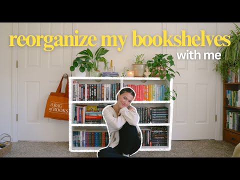 reorganize my bookshelf with me | bookshelf tour & new reading journal [Video]