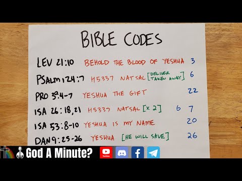 6 Bible Codes Every Person Needs To See 👀 It All Points 👉 To Christ! [Video]