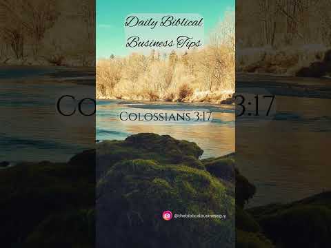 Colossians 3 v 17   Brand Consistency [Video]