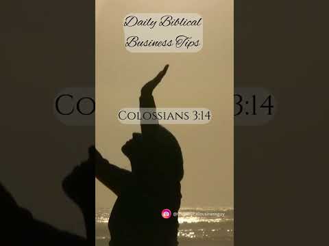 Colossians 3 v 14   Love [Video]