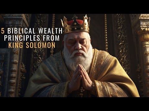 King Solomon’s 5 Biblical Money Principles to Acquire Great Wealth. [Video]
