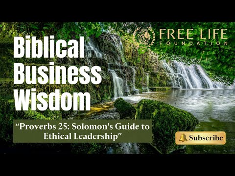 Proverbs 25: Solomon’s Guide to Ethical Leadership [Video]