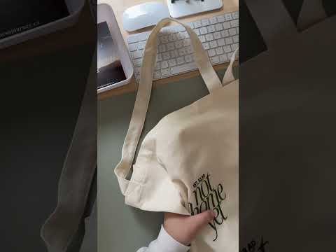 🧵🪡 POV: When you find a Christian small business that makes meaningful and aesthetic tote bags. [Video]