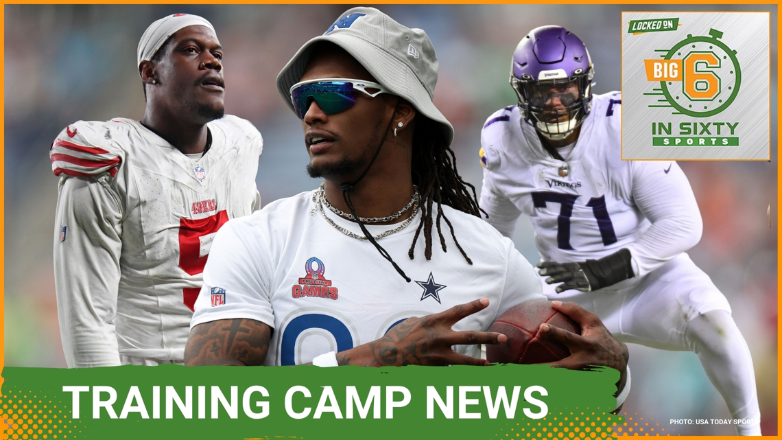 CeeDee Lamb and Randy Gregory Absent at Training Camp | The Big 6 in 60 [Video]