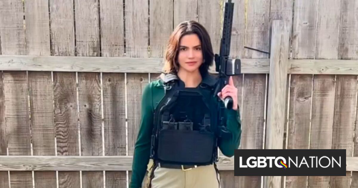 GOP candidate posts menacing message about LGBTQ+-friendly churches while holding a gun [Video]