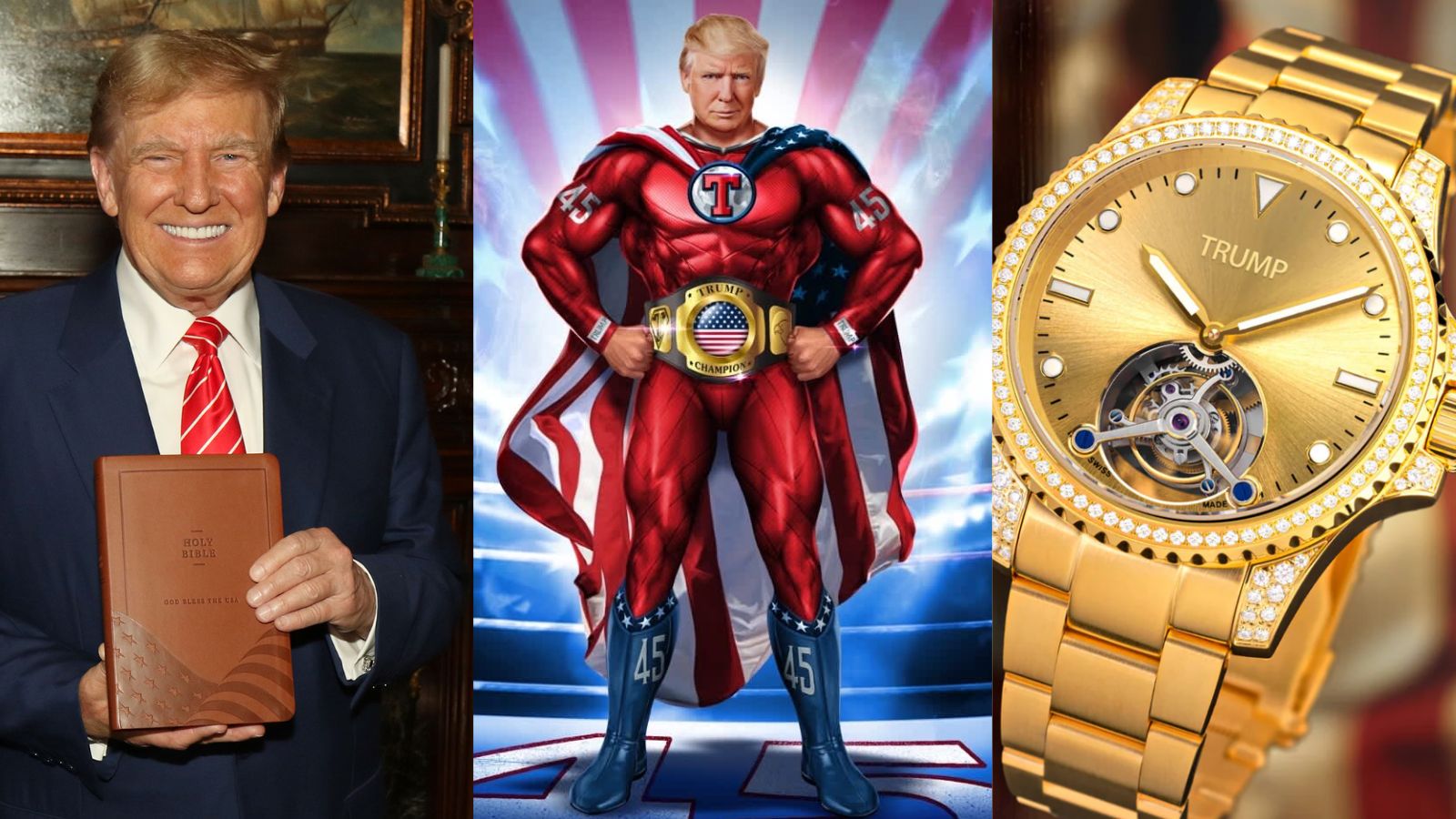 Bibles, Coins and Now Watches: Everything Donald Trump Has Sold to Supporters [Video]