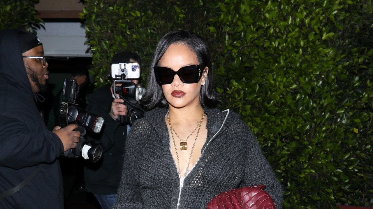 Rihanna Spices Up a Sweater Dress [Video]