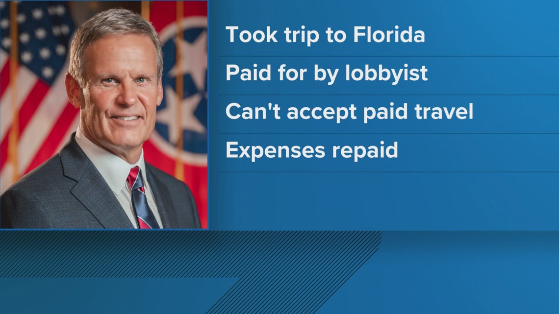 Gov. Lee pays Christian non-profit back for all-expenses paid trip to Florida [Video]