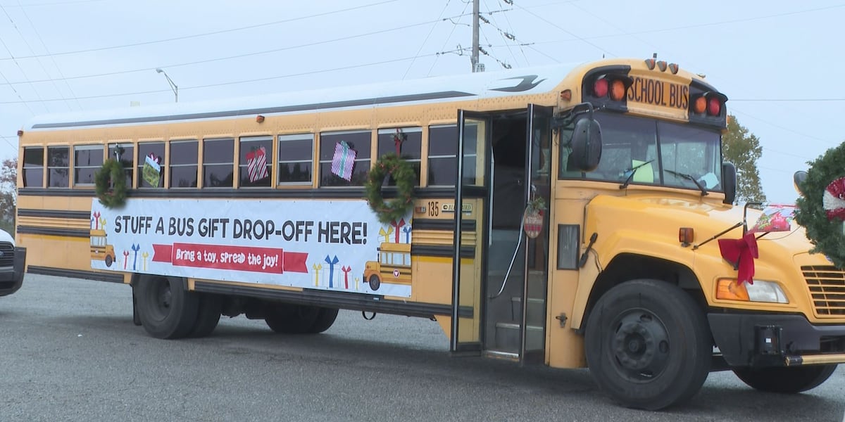 The Center for Children and Families partnering with The Radio People for Stuff-A-Bus toy drive [Video]