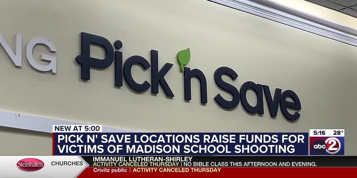 Area grocery stores raising funds for victims of Madison school shooting [Video]