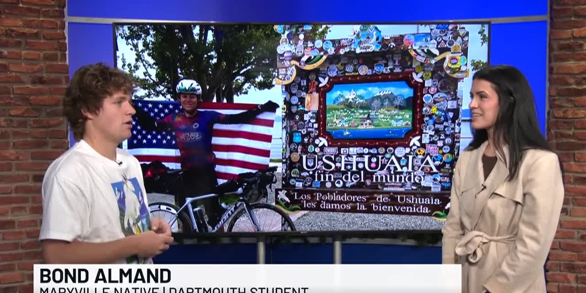 Maryville native Bond Almand breaks world record cycling Pan-American highway [Video]