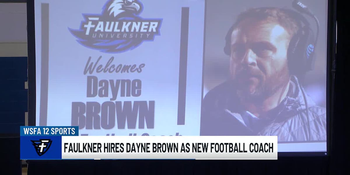 Faulkner names Dayne Brown as new head football coach [Video]