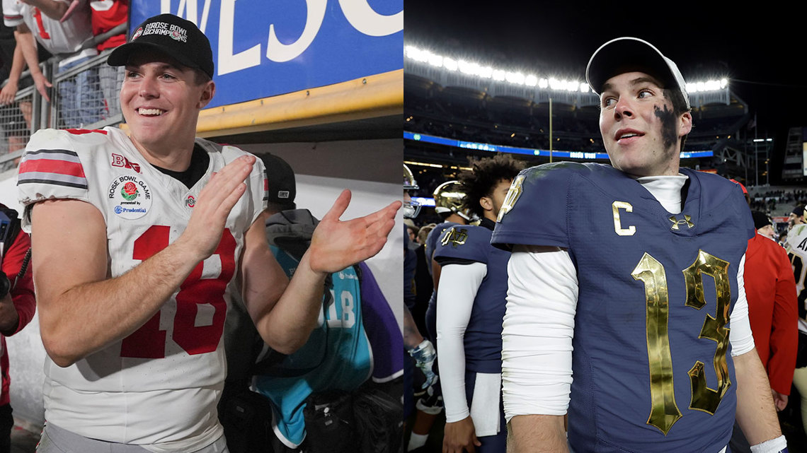 ‘Underdogs’ Will Howard, Riley Leonard put friendship on hold in CFP title game [Video]